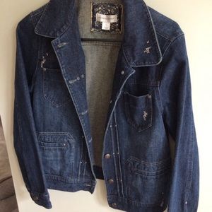 Christopher & Banks Jean Jacket